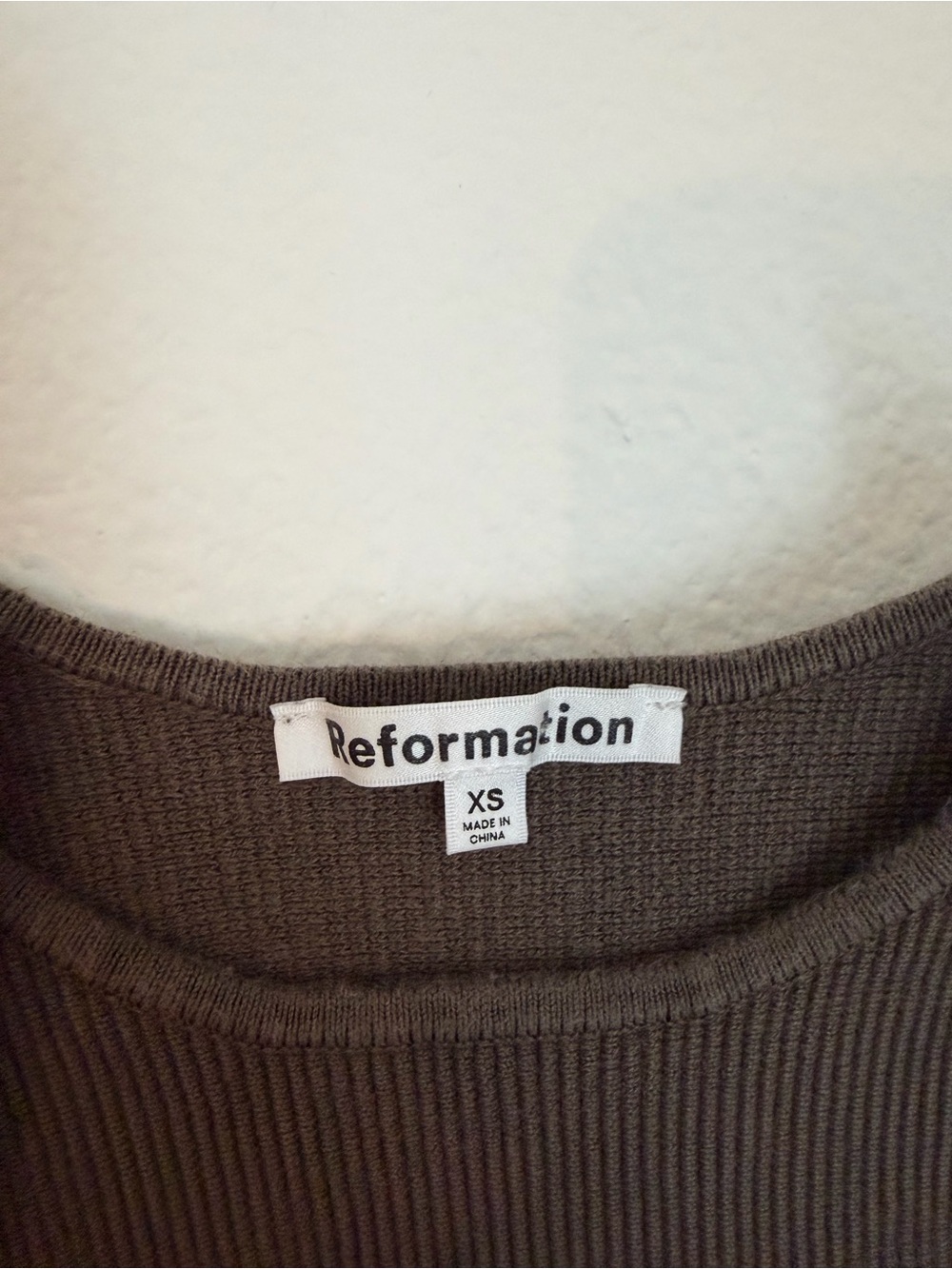 Reformation Ribbed Tank Top - Picture 5 of 6